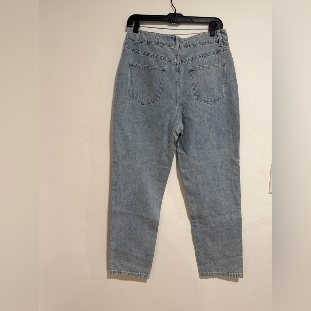 Color Block Denim Jeans - Picture 2 of 3